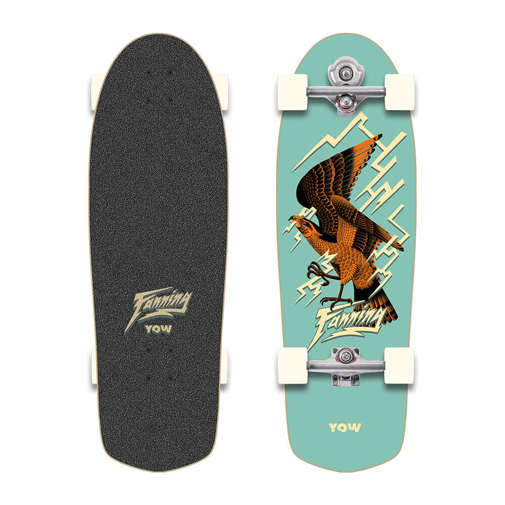 Yow Surfskate Fanning Falcon Driver 32'5" - Turquoise