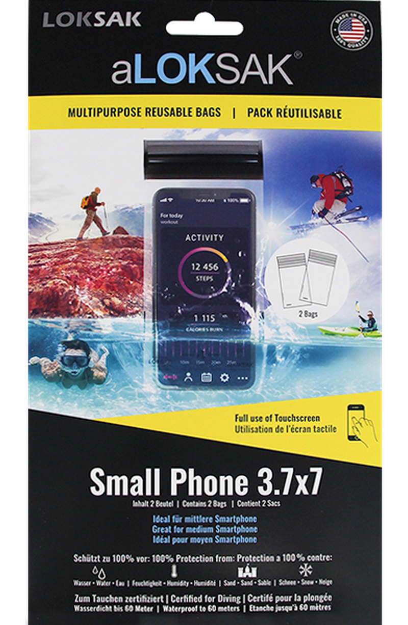 aLOKSAK Wasserdichte Handytasche Small Phone 3.7x7
