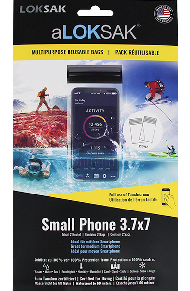 aLOKSAK Wasserdichte Handytasche Small Phone 3.7x7