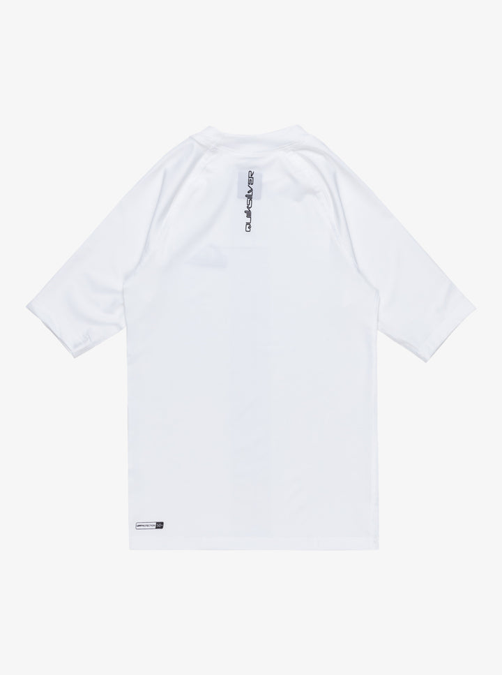 Quiksilver Kinder Lycra Everyday kurzarm 50UPF - weiss