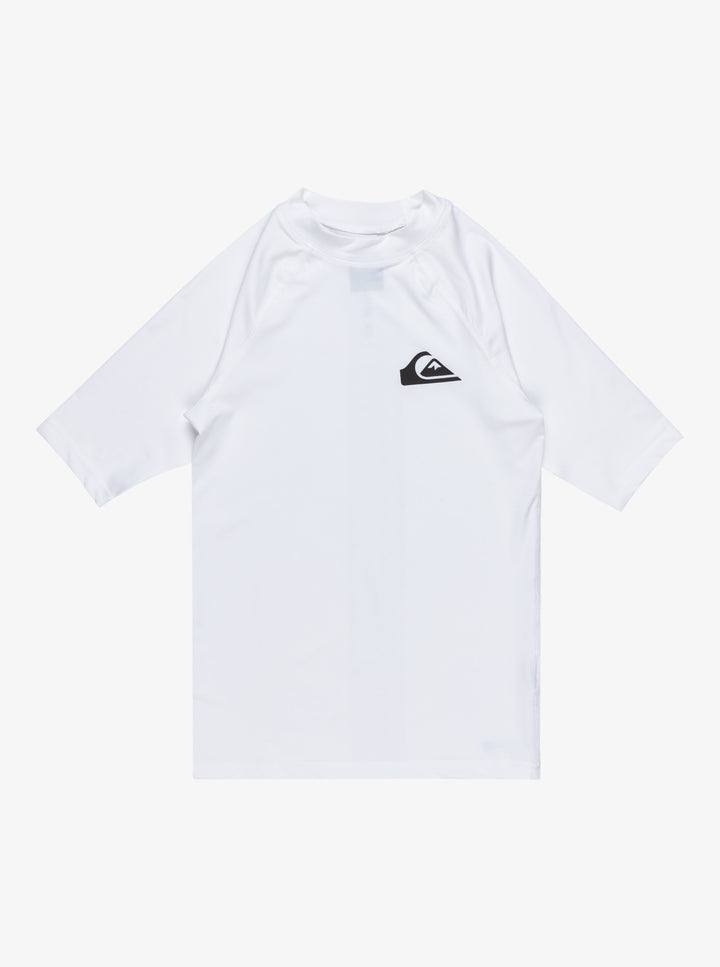 Quiksilver Kinder Lycra Everyday kurzarm 50UPF - weiss