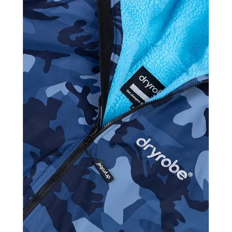 dryrobe Poncho Advance Langarm - blue camo