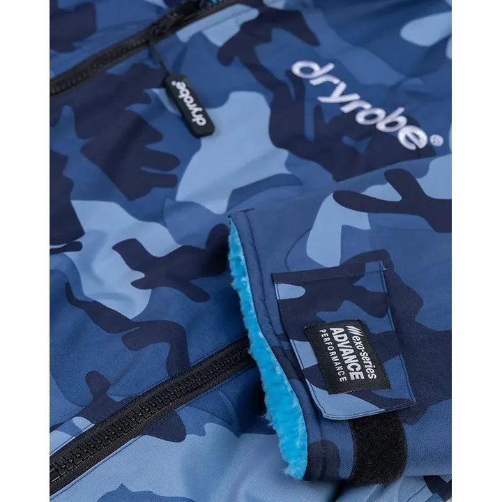 dryrobe Poncho Advance Langarm - blue camo