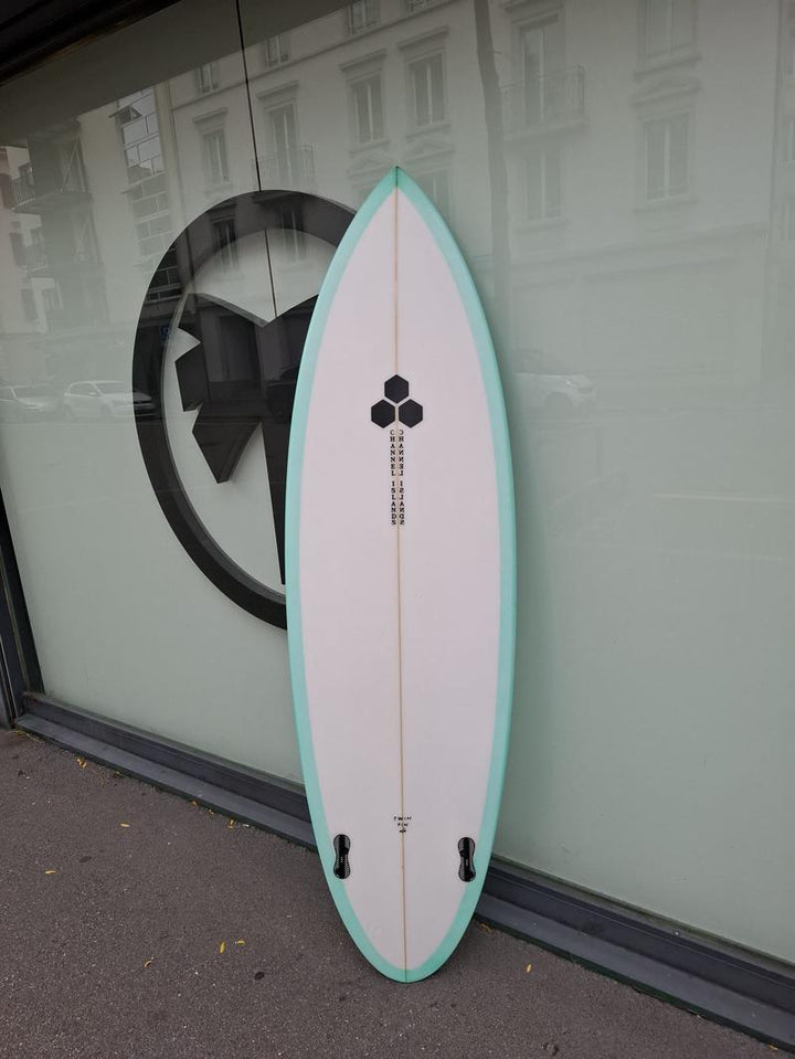 Channel Island Surfboards Twin Pin  6'1" - Aquagreen (Miete)