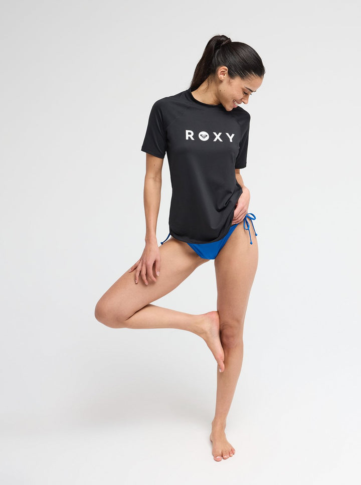 Roxy Damen Essential Lycra Kurzarm - Anthracite