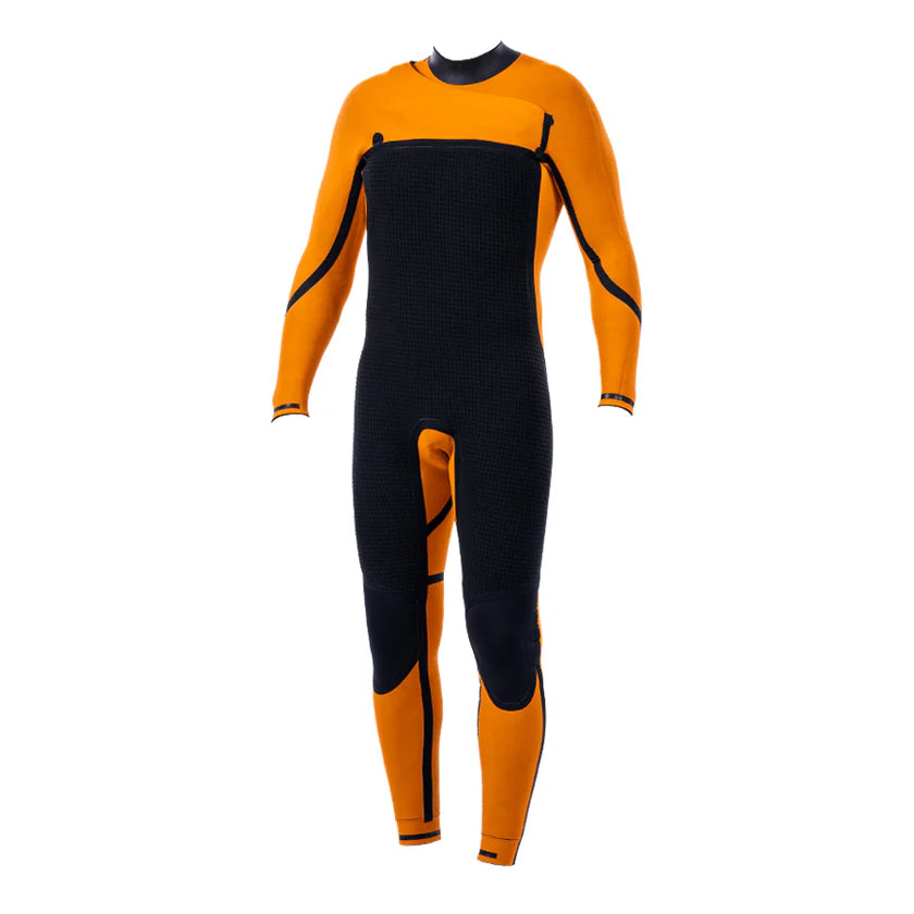 Saint Jacques Herren Neoprenanzug Yamamoto 4/3  Chestzip- Schwarz/ Orange