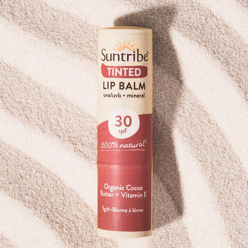 Suntribe Mineralischer Bio-Lippenbalsam Getönt LSF 30