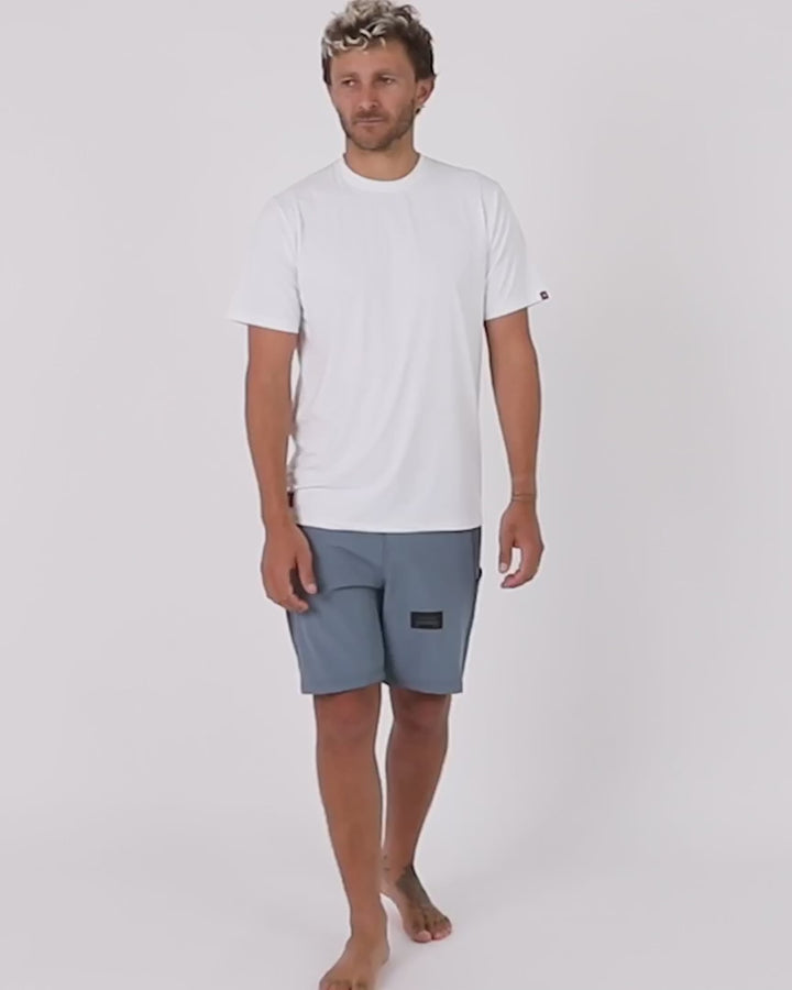 Follow Herren Lycra Kurzarm - white