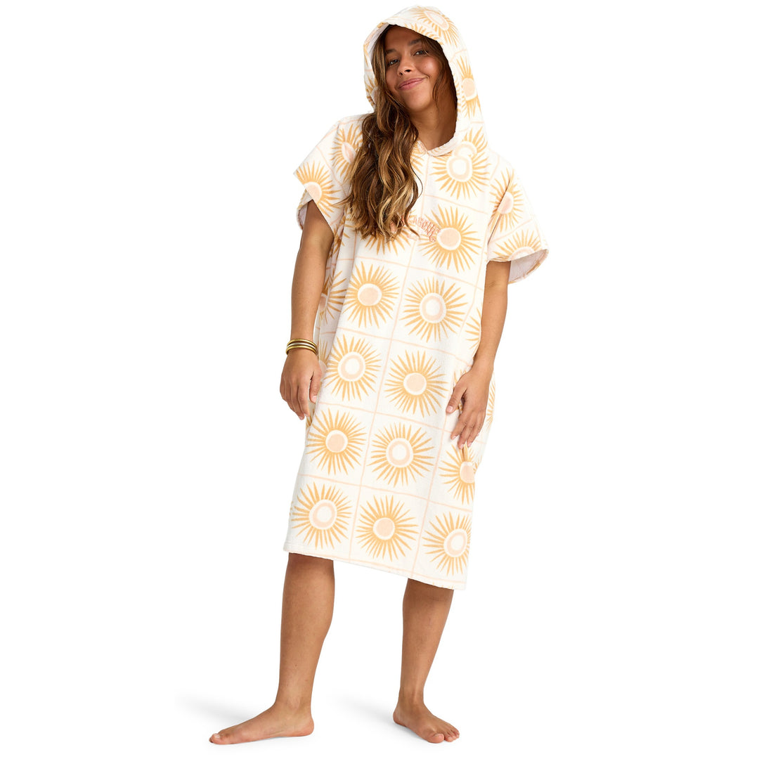 Billabong Women's Poncho Hooded Towel - Black Sands