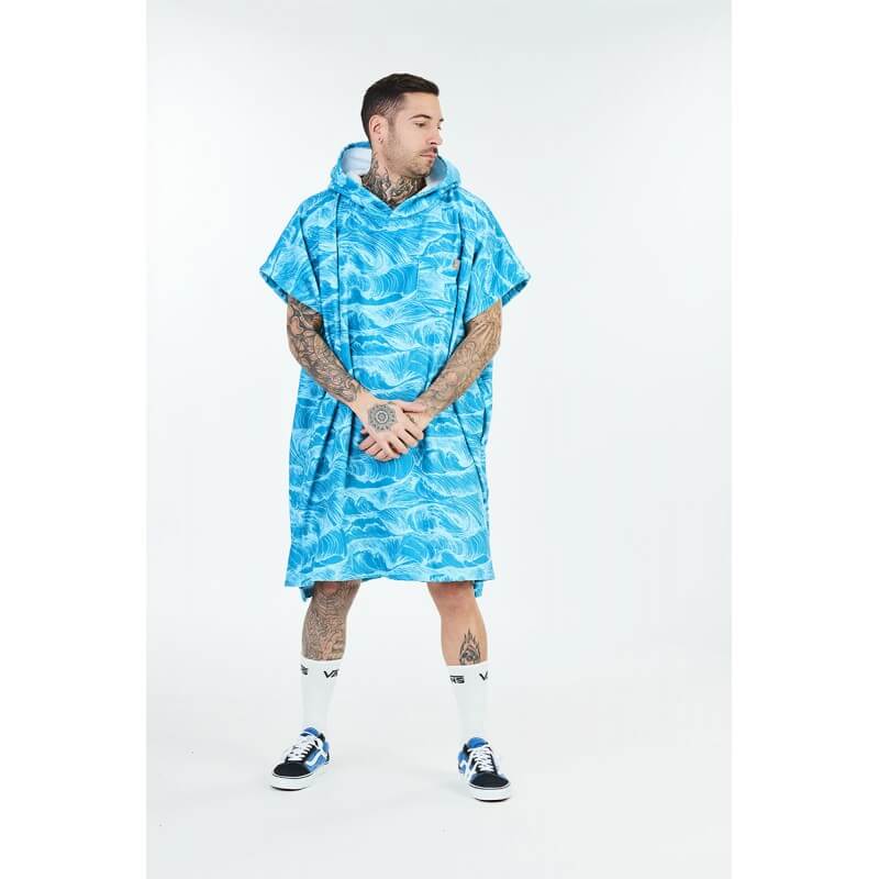 After Essentials Poncho Ocean - blue