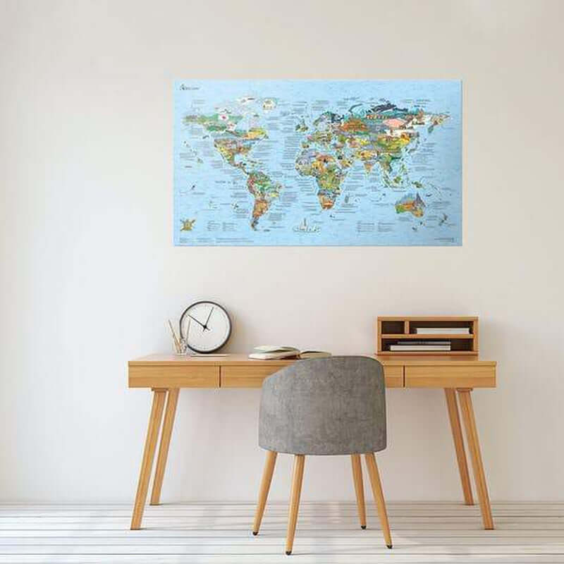 Awesome Maps Poster - Bucketlist Map