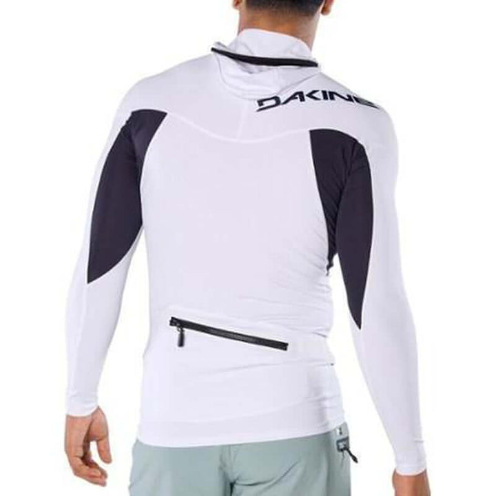 Dakine Herren Lycra langarm mit Hood Heavy Duty Snug Fit - white