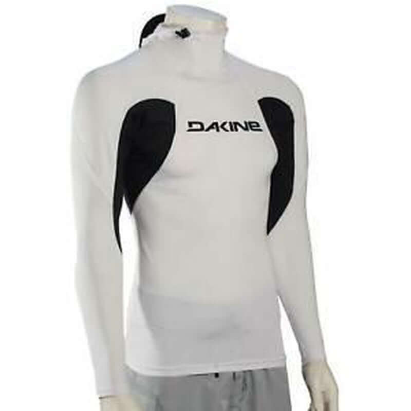 Dakine Herren Lycra langarm mit Hood Heavy Duty Snug Fit - white