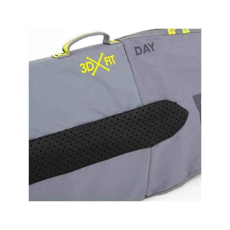FCS 5'6" All Day Funboard Single Boardbag - cool grey