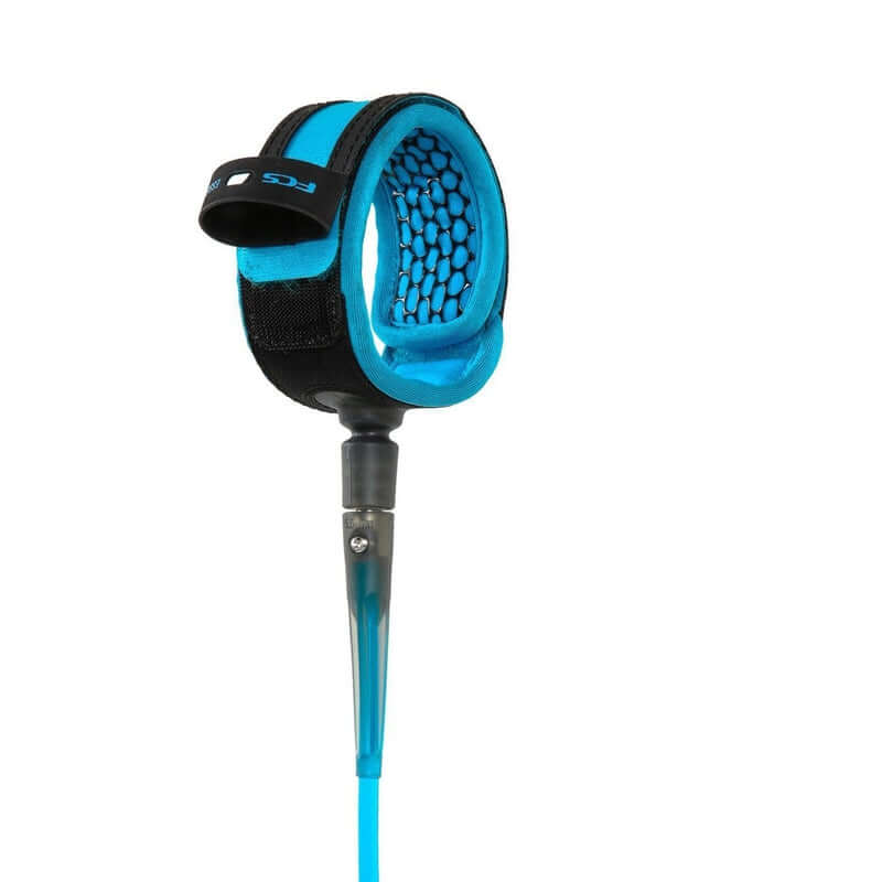 FCS 6' Competition Essential Leash - blue / black