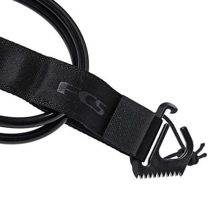 FCS 7'0 All Round Essential Leash - black/flame red