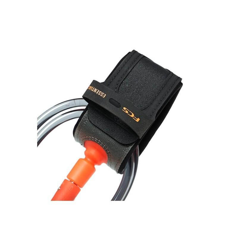 FCS 7'0 All Round Essential Leash - charcoal / blood orange