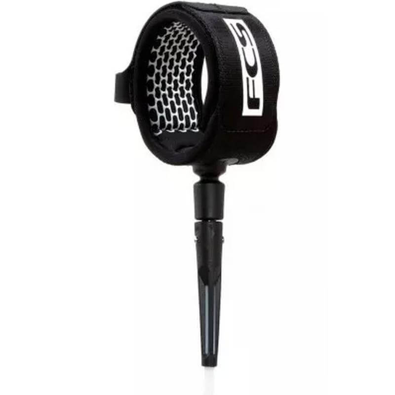 FCS 9'0 Longboard Ankle Leash - white/black