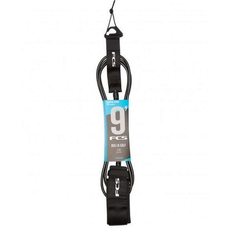 FCS 9'0" Regular Leash Longboard Ankle - coal
