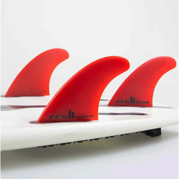 FCS II Accelerator Neo Glass Eco Blend Tri Set Finnen - red