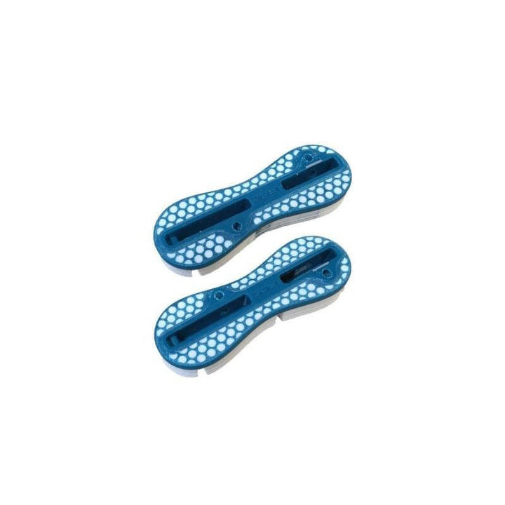FCS II Fin Plug Pre Glass 5 Degree Rail Plugs - reef blue