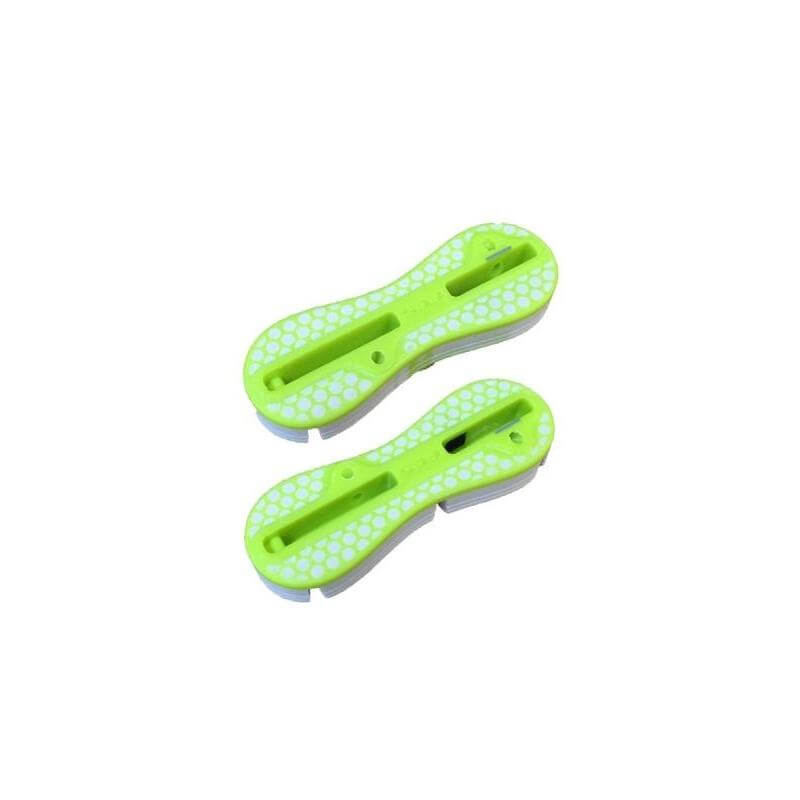 FCS II Fin Plug Pre Glass 9 Degree Rail Plugs - acid