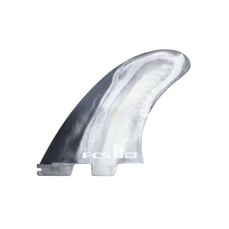 FCS II MR Mark Richards PC Twin Fins + Stabilizer - black/white swirl