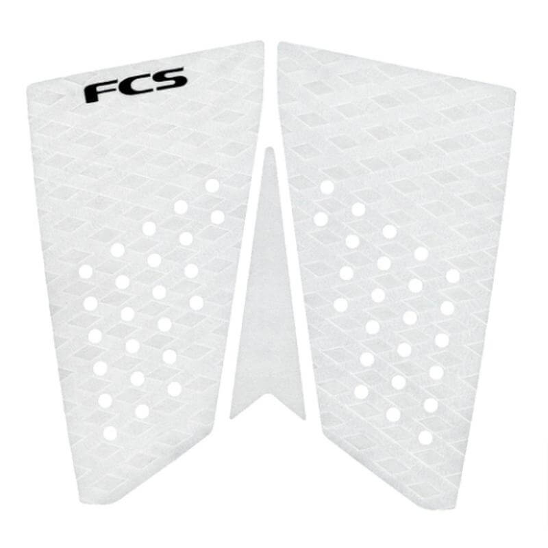 FCS T3 Fish Traction Pad Essential Series - white