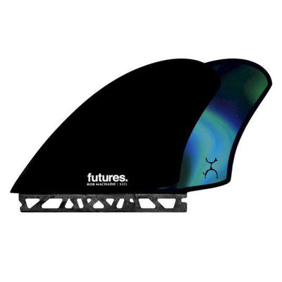 Futures Finnen Rob Machado Keel Twin Fin Set- Honeycomb black