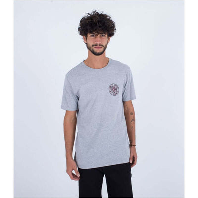 Hurley Herren T-Shirt Everyday emblem - stone grey