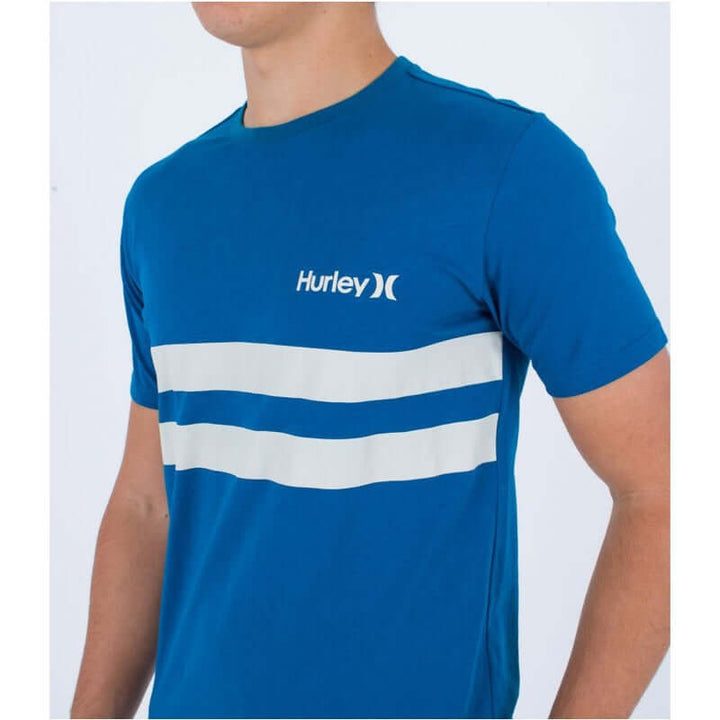 Hurley Herren T-Shirt Oceancare block party - abyss