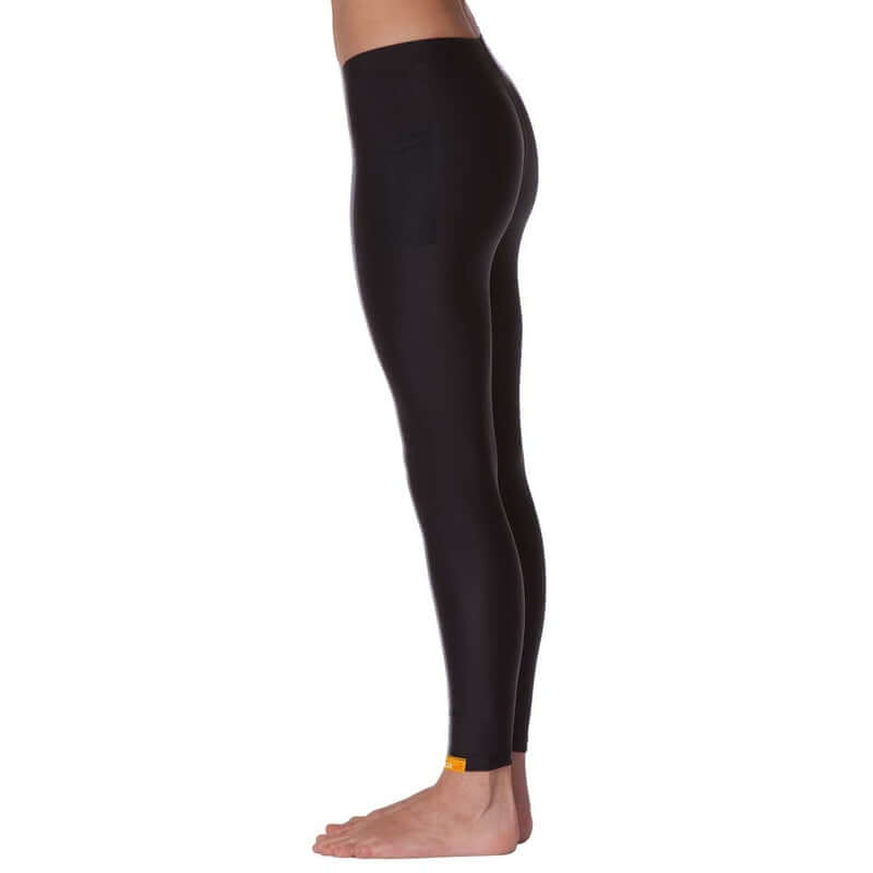 IQ-UV Damen Leggins UPV 300 Slim Fit mit Handy Tasche - black