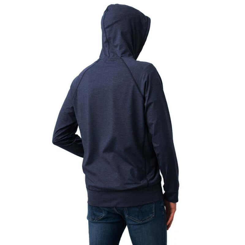 IQ-UV Unisex Hooded Jacket Longsleeve/Zipper - mare blue