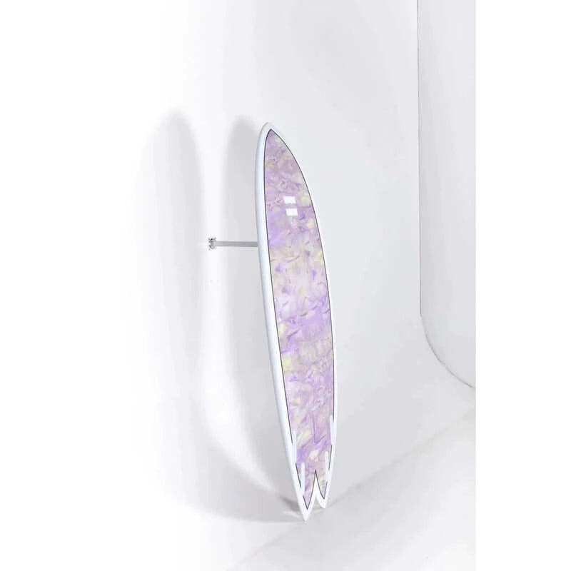 Indio Endurance Surfboard 5'7" Combo Swirl 31.7L - swirl effect purple
