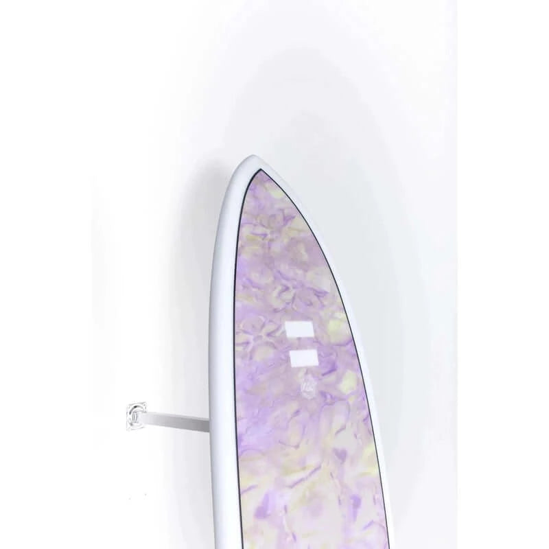 Indio Endurance Surfboard 5'7" Combo Swirl 31.7L - swirl effect purple