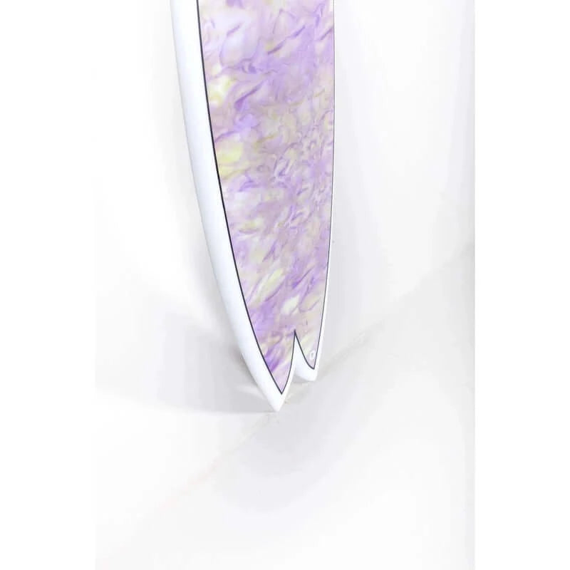 Indio Endurance Surfboard 5'7" Combo Swirl 31.7L - swirl effect purple