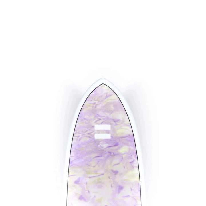Indio Endurance Surfboard 5'7" Combo Swirl 31.7L - swirl effect purple