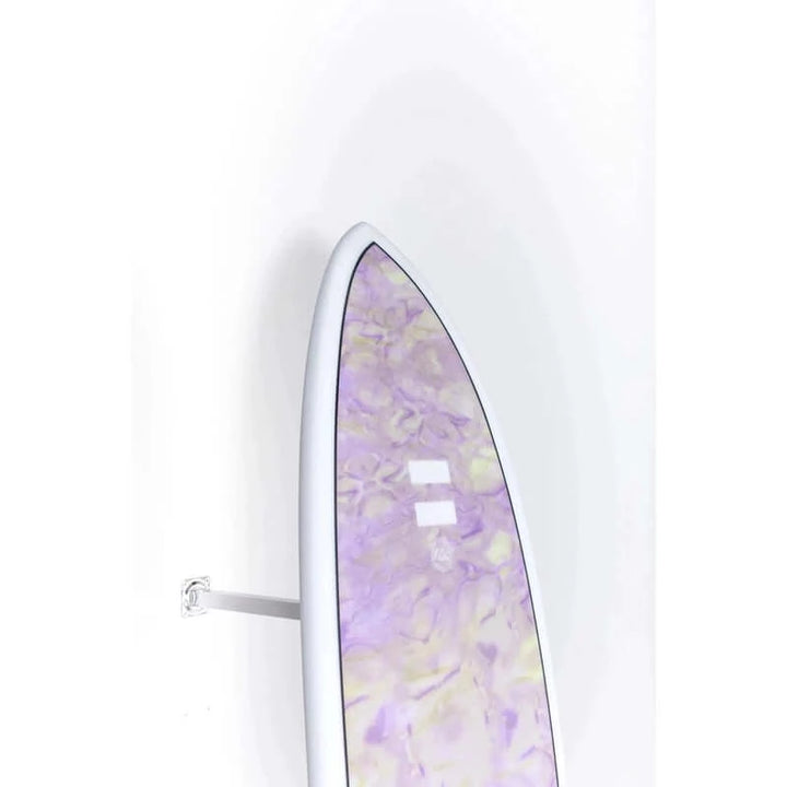 Indio Endurance Surfboard 5'7" Combo Swirl 31.7L - swirl effect purple yellow