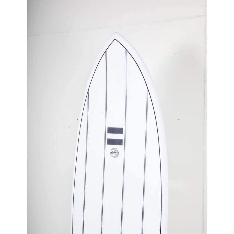 Indio Endurance Surfboard 6'4" Racer 42L - Stripes