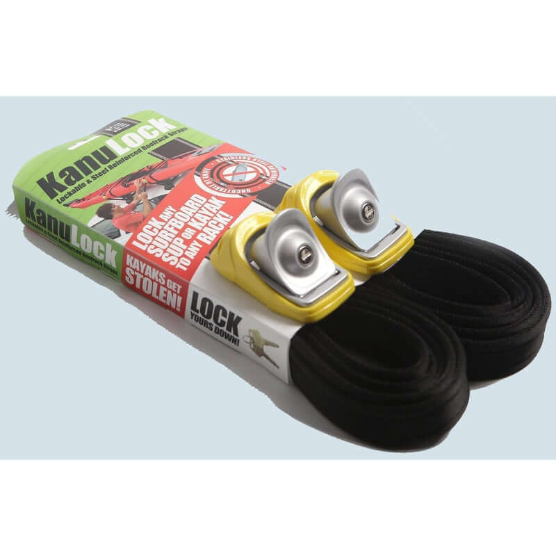 Kanulock Lockable Tiedown Set 4.0 m / 13 ft - gelb