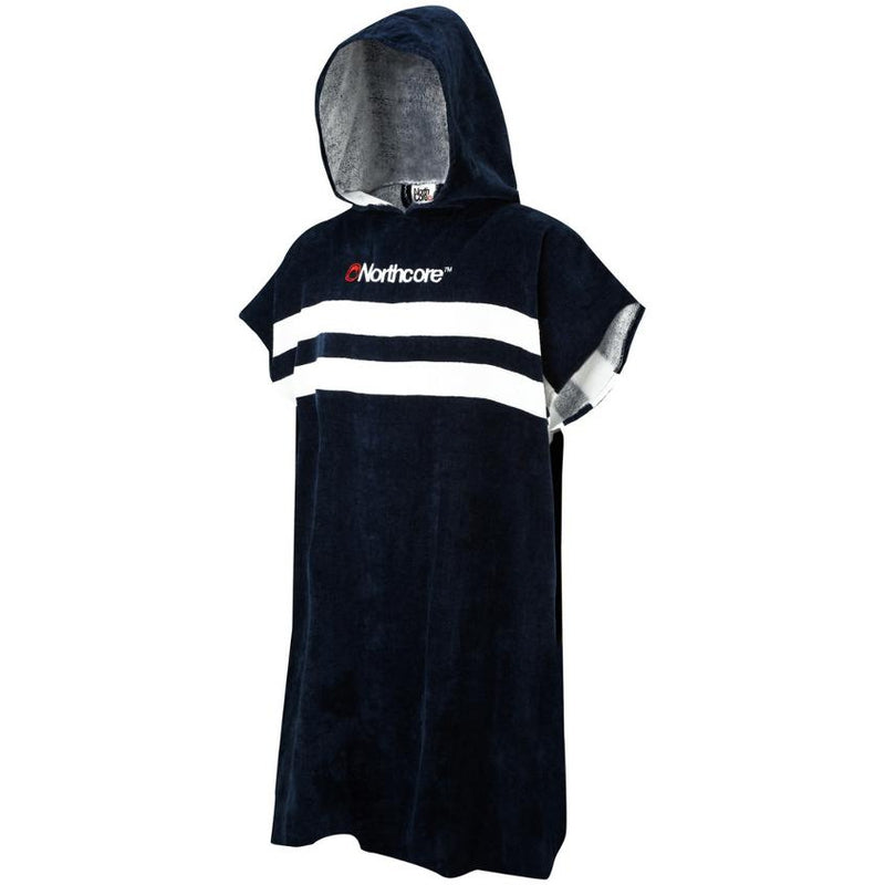Northcore Stripey Poncho Beach Basha - blue stripes