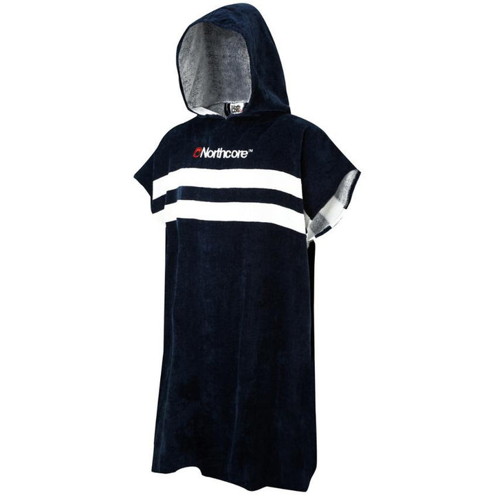 Northcore Stripey Poncho Beach Basha - blue stripes