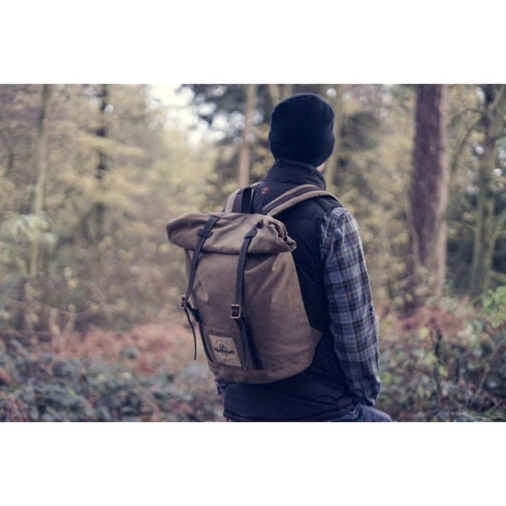 Northcore Waxed Canvas Backpack - stone