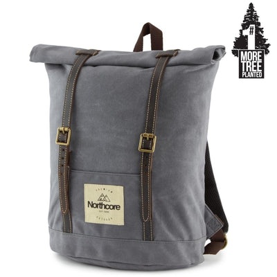 Northcore Waxed Canvas Backpack - stone