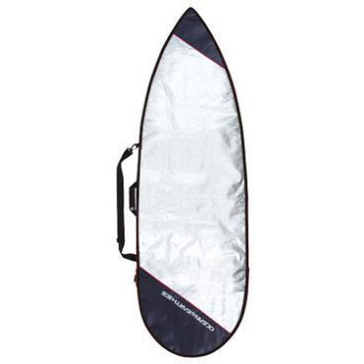 Ocean & Earth 5'4 Barry Basic Single Shortboard Day Cover - red/silver/black