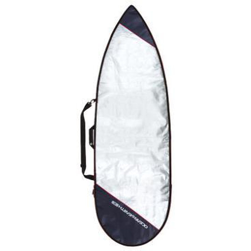 Ocean & Earth 5'8 Barry Basic Single Shortboard DayCover - silver/black/blue