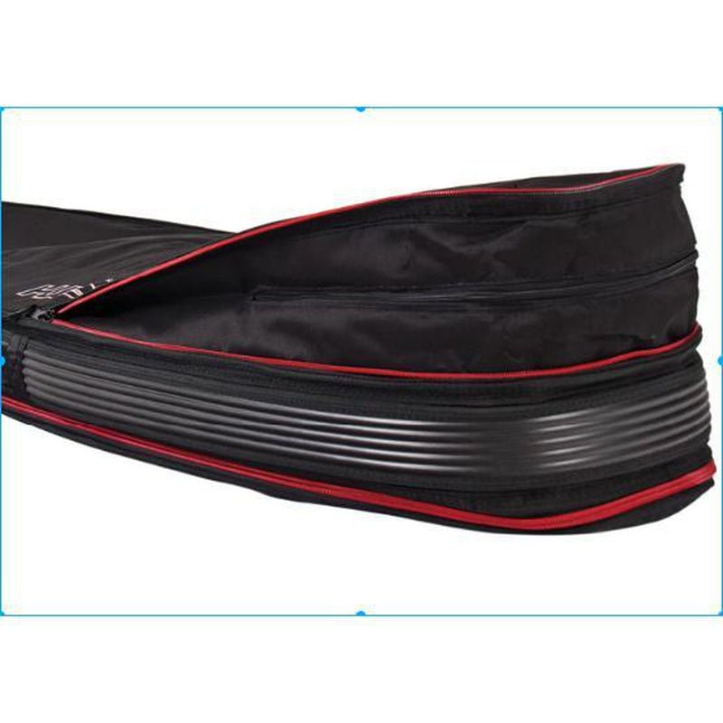 Ocean & Earth 6'0 Compact Triple Shortboard Cover - black/red