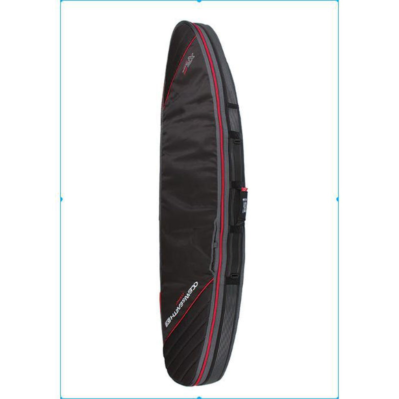 Ocean & Earth 6'0 Compact Triple Shortboard Cover - black/red