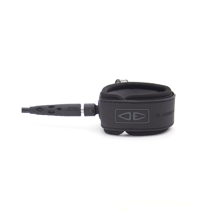 Ocean & Earth 6'0" Regular Moulded Leash - black