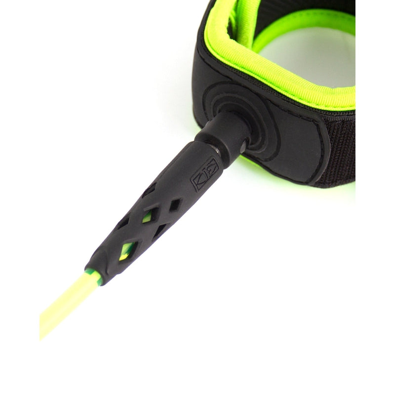 Ocean & Earth 6'0" Regular Moulded Leash - black